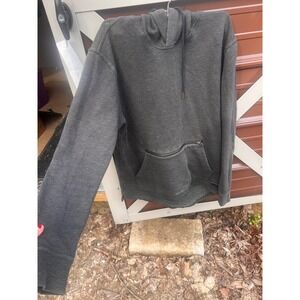 Outpost Makers Men Charcoal Heathered Zip‎ Pocket Hoodie Sweatshirt Size Medium